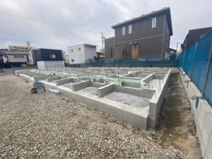 建設中の「AVANTIA Sage」基礎工事完了